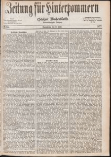 Zeitung für Hinterpommern (Stolper Wochenblatt) Nr. 85/1877