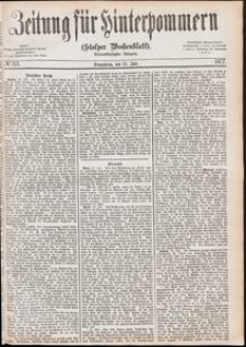 Zeitung f&uuml;r Hinterpommern (Stolper Wochenblatt) Nr. 113/1877