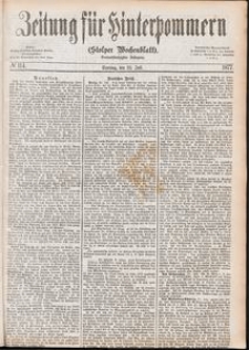 Zeitung für Hinterpommern (Stolper Wochenblatt) Nr. 114/1877