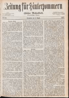 Zeitung für Hinterpommern (Stolper Wochenblatt) Nr. 125/1877