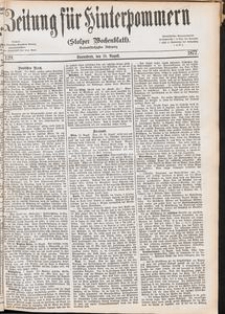 Zeitung f&uuml;r Hinterpommern (Stolper Wochenblatt) Nr. 129/1877