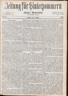 Zeitung für Hinterpommern (Stolper Wochenblatt) Nr. 135/1877