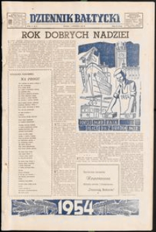 Dziennik Bałtycki, 1954, nr 1