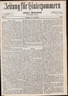 Zeitung für Hinterpommern (Stolper Wochenblatt) Nr. 143/1877