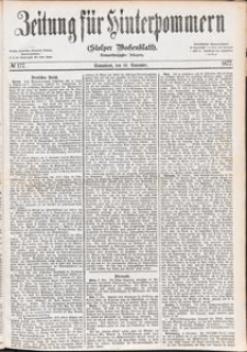 Zeitung für Hinterpommern (Stolper Wochenblatt) Nr. 177/1877