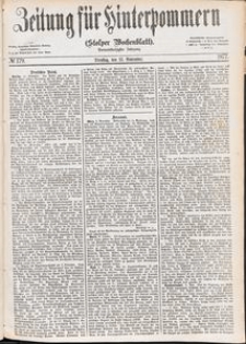 Zeitung für Hinterpommern (Stolper Wochenblatt) Nr. 179/1877