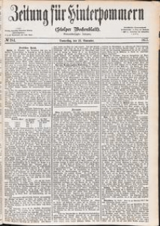 Zeitung für Hinterpommern (Stolper Wochenblatt) Nr. 184/1877