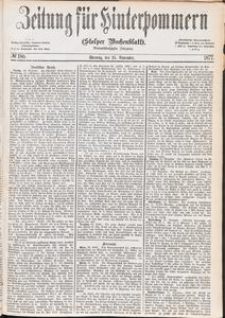 Zeitung für Hinterpommern (Stolper Wochenblatt) Nr. 186/1877