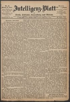 Intelligenz-Blatt f&uuml;r Stolp, Schlawe, Lauenburg und B&uuml;tow. Nr 06/1869 r.