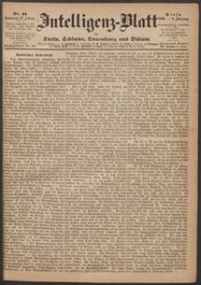 Intelligenz-Blatt f&uuml;r Stolp, Schlawe, Lauenburg und B&uuml;tow. Nr 17/1869 r.