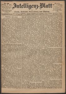 Intelligenz-Blatt f&uuml;r Stolp, Schlawe, Lauenburg und B&uuml;tow. Nr 20/1869 r.