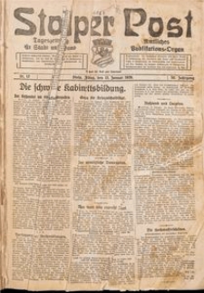 Stolper Post. Tageszeitung für Stadt und Land Nr. 12/1926