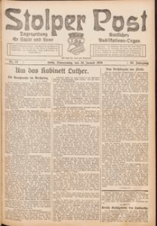 Stolper Post. Tageszeitung f&uuml;r Stadt und Land Nr. 23/1926