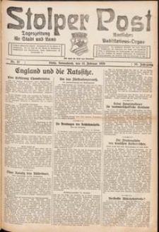 Stolper Post. Tageszeitung f&uuml;r Stadt und Land Nr. 37/1926