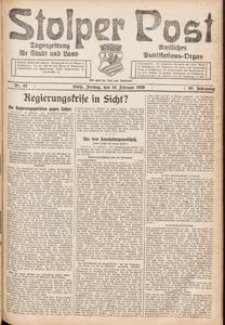 Stolper Post. Tageszeitung für Stadt und Land Nr. 42/1926