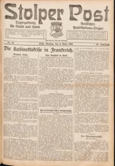 Stolper Post. Tageszeitung f&uuml;r Stadt und Land Nr. 56/1926