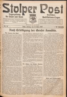 Stolper Post. Tageszeitung f&uuml;r Stadt und Land Nr. 66/1926