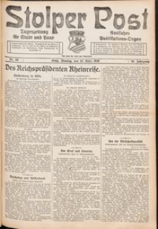 Stolper Post. Tageszeitung f&uuml;r Stadt und Land Nr. 68/1926