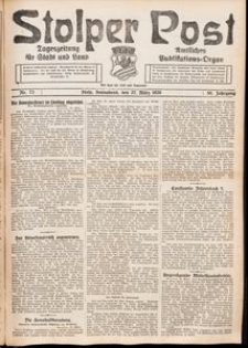 Stolper Post. Tageszeitung f&uuml;r Stadt und Land Nr. 73/1926