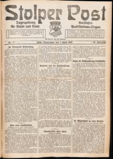 Stolper Post. Tageszeitung f&uuml;r Stadt und Land Nr. 77/1926
