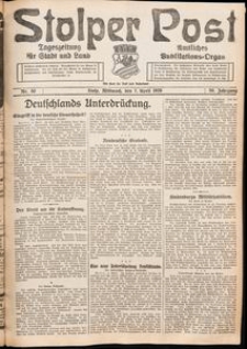 Stolper Post. Tageszeitung für Stadt und Land Nr. 80/1926