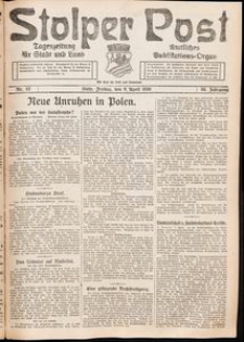 Stolper Post. Tageszeitung f&uuml;r Stadt und Land Nr. 82/1926