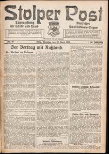 Stolper Post. Tageszeitung für Stadt und Land Nr. 97/1926