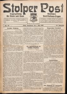 Stolper Post. Tageszeitung f&uuml;r Stadt und Land Nr. 101/1926