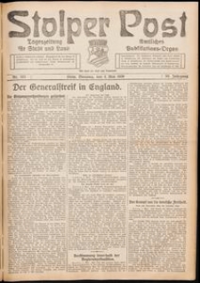 Stolper Post. Tageszeitung f&uuml;r Stadt und Land Nr. 103/1926