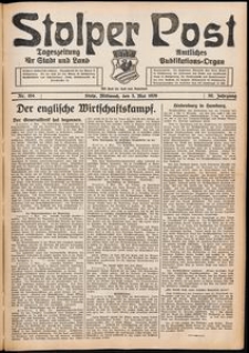 Stolper Post. Tageszeitung für Stadt und Land Nr. 104/1926