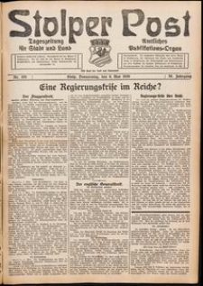 Stolper Post. Tageszeitung f&uuml;r Stadt und Land Nr. 105/1926