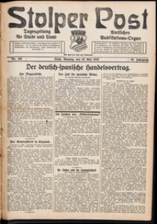 Stolper Post. Tageszeitung f&uuml;r Stadt und Land Nr. 108/1926