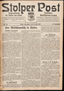 Stolper Post. Tageszeitung f&uuml;r Stadt und Land Nr. 112/1926