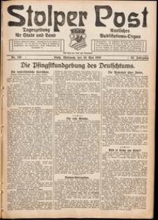 Stolper Post. Tageszeitung f&uuml;r Stadt und Land Nr. 120/1926