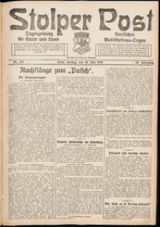 Stolper Post. Tageszeitung f&uuml;r Stadt und Land Nr. 122/1926