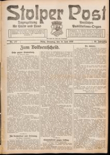 Stolper Post. Tageszeitung für Stadt und Land Nr. 137/1926