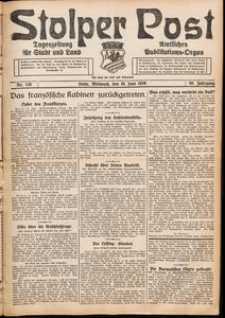 Stolper Post. Tageszeitung f&uuml;r Stadt und Land Nr. 138/1926