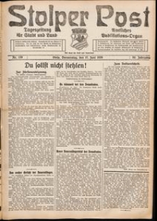 Stolper Post. Tageszeitung f&uuml;r Stadt und Land Nr. 139/1926