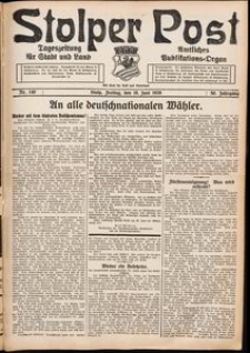 Stolper Post. Tageszeitung für Stadt und Land Nr. 140/1926