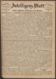 Intelligenz-Blatt f&uuml;r Stolp, Schlawe, Lauenburg und B&uuml;tow. Nr 68/1869 r.
