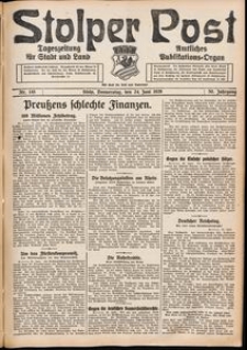 Stolper Post. Tageszeitung f&uuml;r Stadt und Land Nr. 145/1926