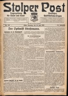Stolper Post. Tageszeitung f&uuml;r Stadt und Land Nr. 149/1926