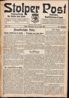 Stolper Post. Tageszeitung f&uuml;r Stadt und Land Nr. 150/1926