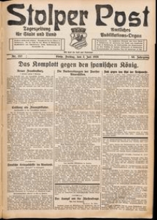 Stolper Post. Tageszeitung f&uuml;r Stadt und Land Nr. 152/1926