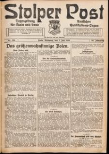 Stolper Post. Tageszeitung f&uuml;r Stadt und Land Nr. 156/1926