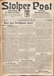 Stolper Post. Tageszeitung f&uuml;r Stadt und Land Nr. 159/1926