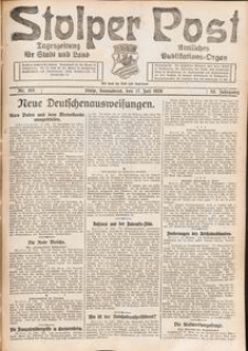 Stolper Post. Tageszeitung für Stadt und Land Nr. 165/1926
