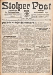 Stolper Post. Tageszeitung f&uuml;r Stadt und Land Nr. 167/1926