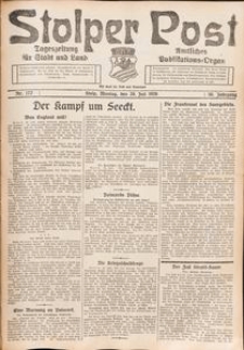 Stolper Post. Tageszeitung f&uuml;r Stadt und Land Nr. 172/1926