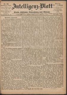 Intelligenz-Blatt f&uuml;r Stolp, Schlawe, Lauenburg und B&uuml;tow. Nr 73/1869 r.